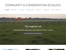 Tablet Screenshot of angeliniecologylab.com